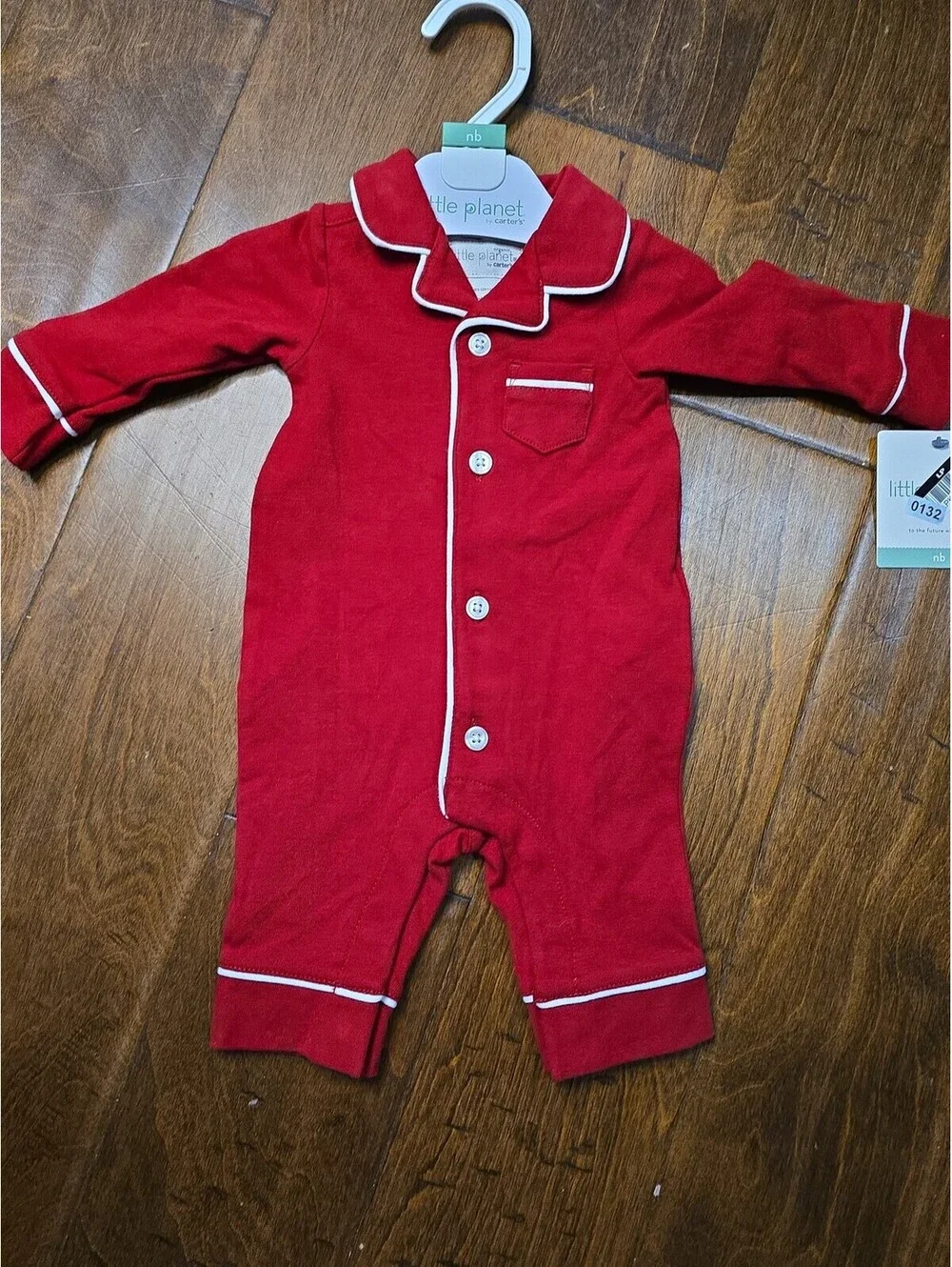 nb nwt little planet by carters christmas jammies 132G8